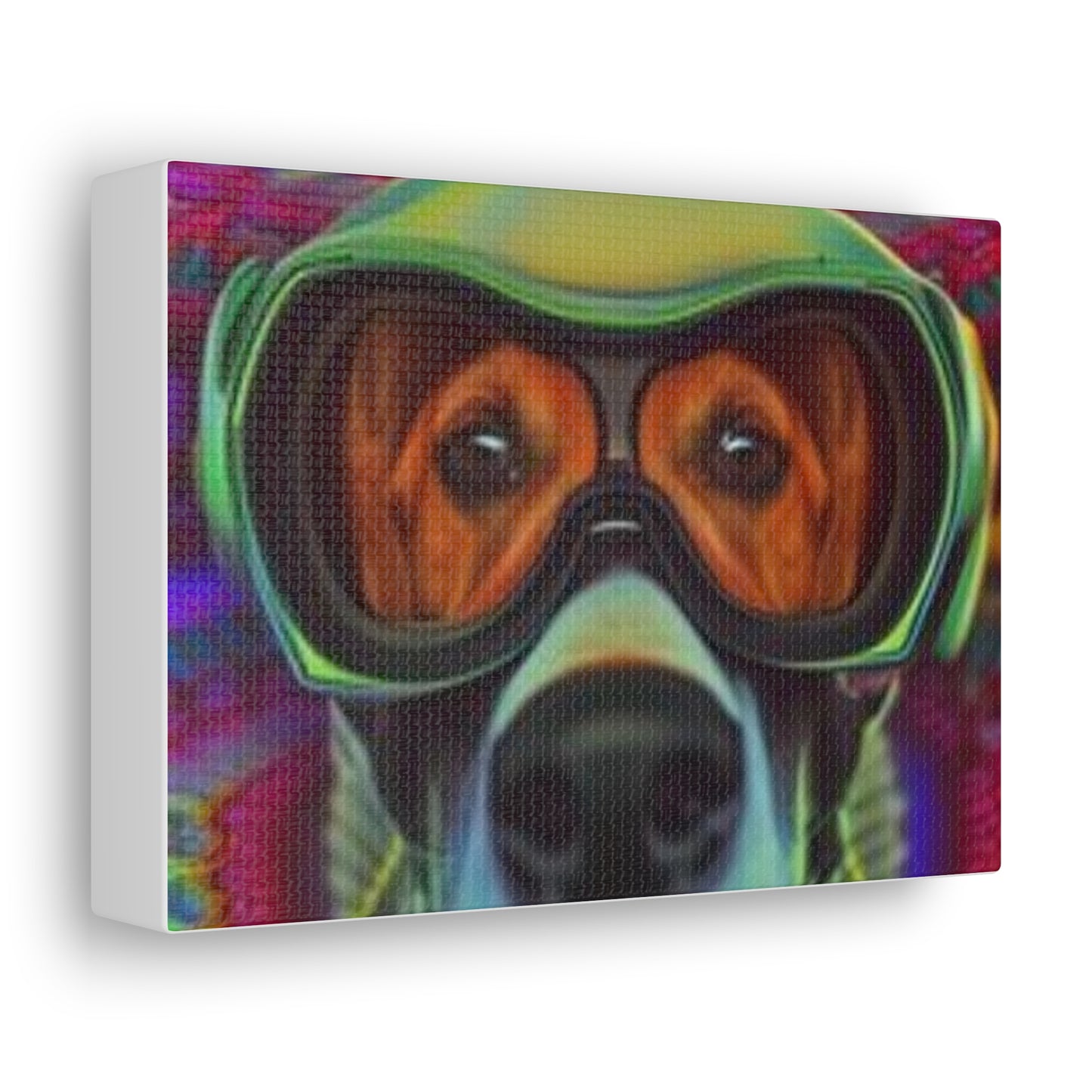 Canvas Wraps - Colorful Dog with Goggles